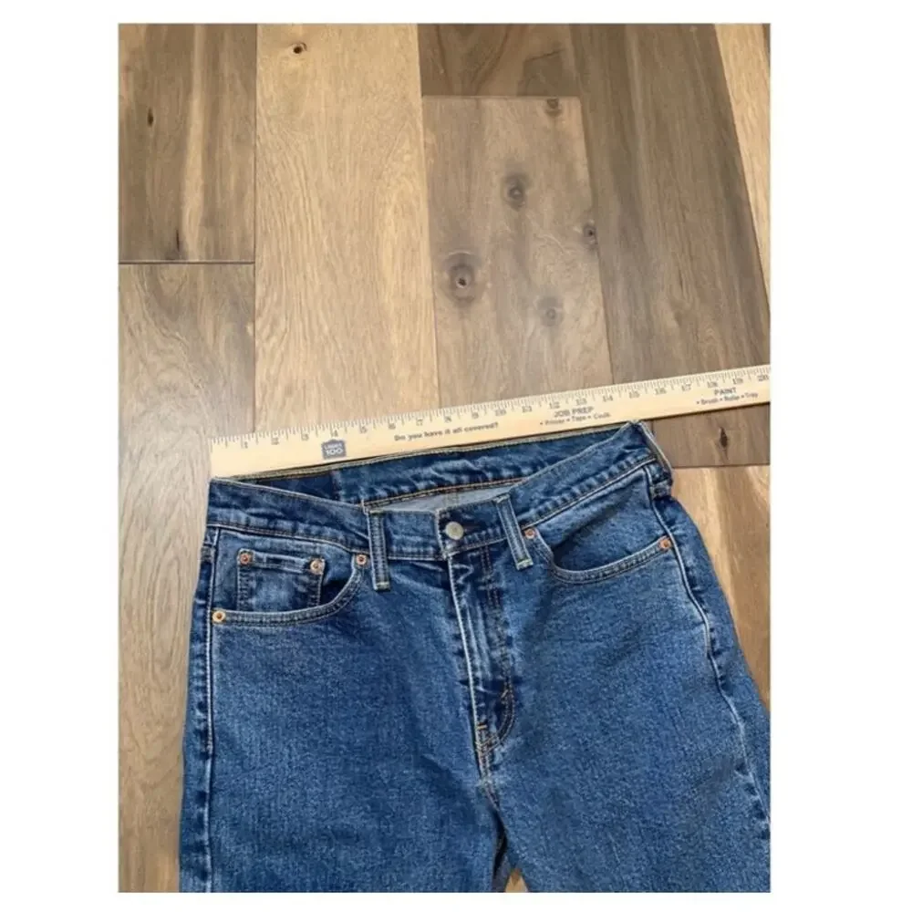 Levi’s 514 Straight Leg Jeans W30 L32 Mid Rise Classic Fit Blue Denim